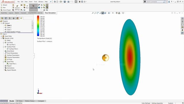 SOLIDWORKS Flow Simulation - Thermal Radiation смотреть онлайн