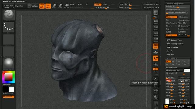 ZBrush 4 R2 - nowości (11/11) - Rendering смотреть онлайн