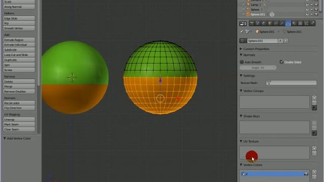 vertex color tutorial with Blender 2.50.avi смотреть онлайн