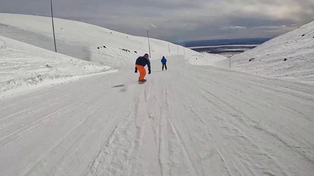 Хибины Кировск. ГК BigWood. 24 апреля 2023. Трасса 9.