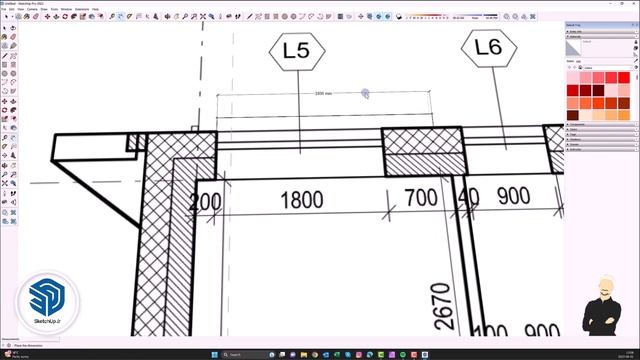 SketchUp Pro 2023 |JPG Importavimas ir pritaikymas braizymui | Galimybių studija смотреть онлайн
