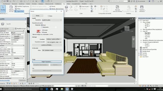 Comment paramétrer un rendu photos réaliste dans Revit. смотреть онлайн