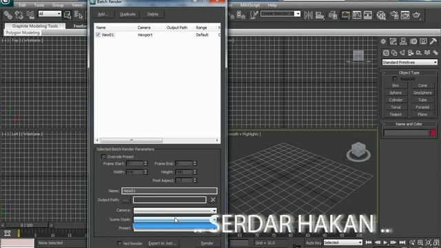 3Ds Max 2011 Batch Render смотреть онлайн