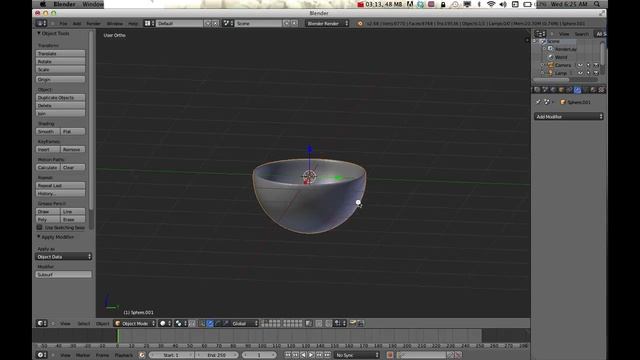 Blender: Adding Thickness to an object смотреть онлайн