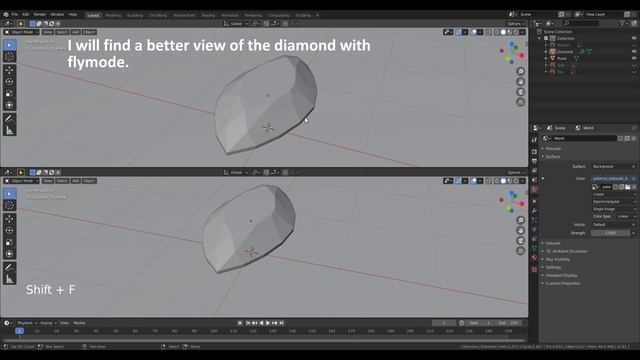 How to Make Photorealistic Diamonds in Blender 2.8 смотреть онлайн