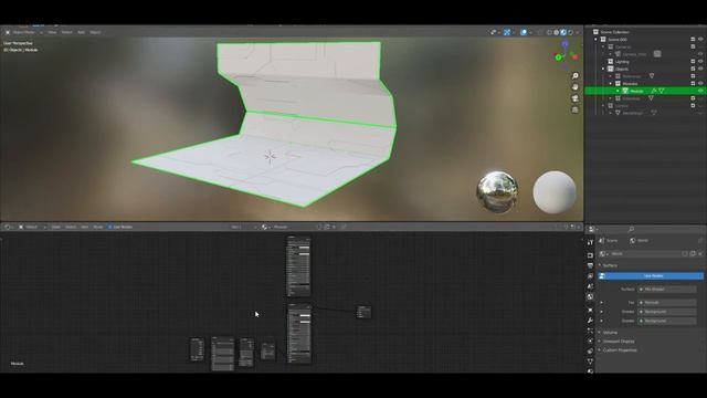 Procedural scifi corridor | Blender 2.91 tutorial - Part 1 смотреть онлайн