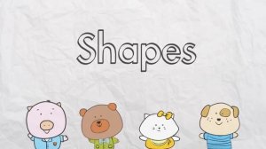 Песня на английском языке - «3D Shapes Song – фигуры»