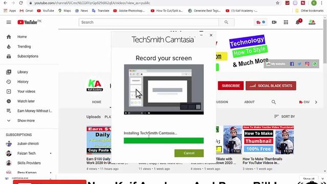 How to download and install Camtasia Studio step by step in Urdu/Hindi 2020 | Kaif Academy смотреть онлайн