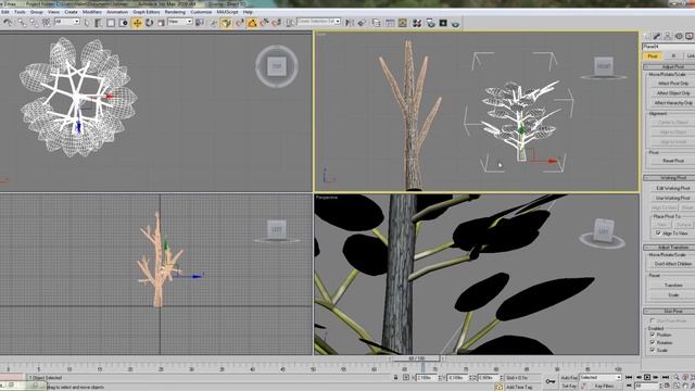 Modeling a tree in 3D max part 2 смотреть онлайн
