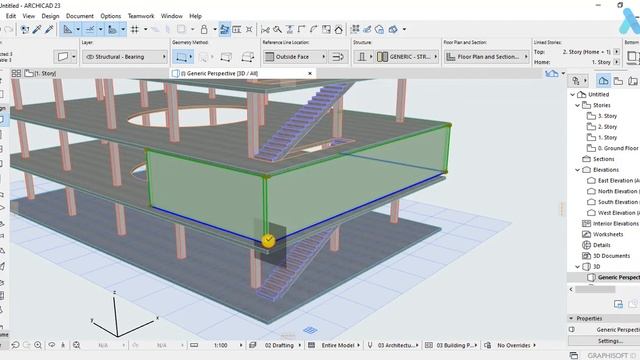Fitur Baru Create Opening Pada Slap Dan Wall Di Archicad 23 | New Feature Create Opening смотреть онлайн