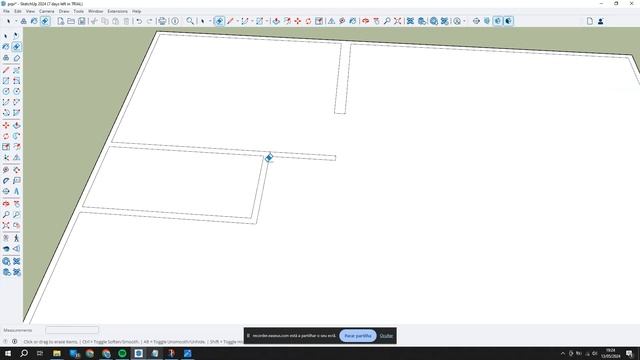 SketchUp 2024: Tutorial 3 Learn how to make a "house" смотреть онлайн
