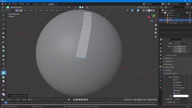 Blender Tutorial - Lesson 83 - Poly Build Tool смотреть онлайн