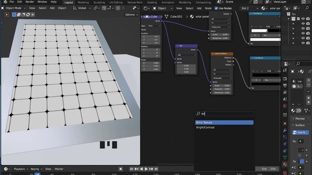 Procedural Solar Panels Material (Blender Tutorial) смотреть онлайн
