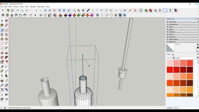 Modeling Hanging Light fixture in SketchUp смотреть онлайн