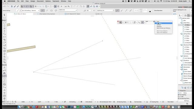 ARCHICAD ve 2D - Kontrol Kutusu ve Yakalama Noktaları смотреть онлайн