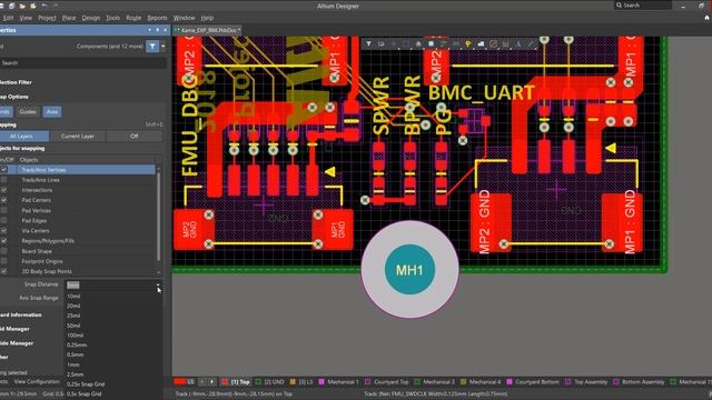 How to Set Snap Distance & Snap Range in Altium Designer | PCB Layout смотреть онлайн