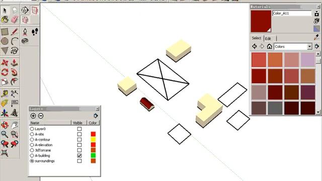 sketchup tutorial for archiect 2 - massing 2 смотреть онлайн