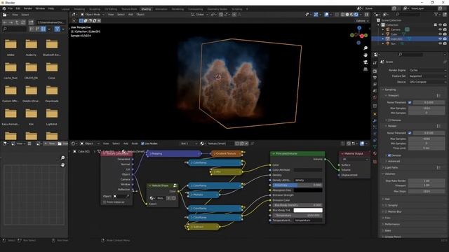 3D Volumetric Nebula (Blender + After Effects) | Modeling Tutorial смотреть онлайн