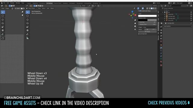 PBR Fantasy Dagger / Sword in 20 minutes (Speed Modeling) in Blender 2.90 & Substance Painter смотреть онлайн