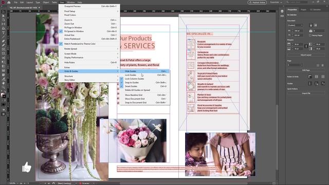 Grides and Guides in Indesign 2020 смотреть онлайн
