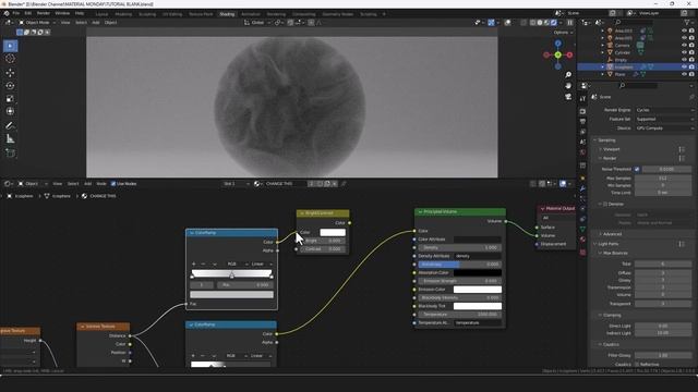 CREATE A PROCEDURAL VOLUMETRIC GAS CLOUD MATERIAL FOR BLENDER смотреть онлайн