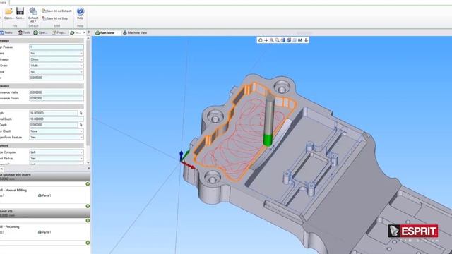 Webinar 2,5 bis 5-Achsen CNC Programmierung mit ESPRIT CAM смотреть онлайн