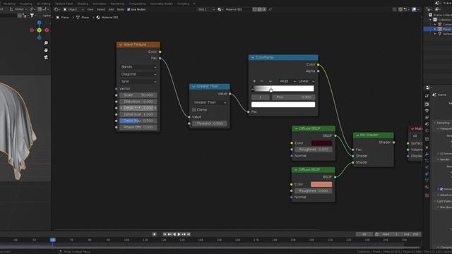 Procedural Textile Linen Cotton Pattern, Shader or Texture (Blender Tutorial) смотреть онлайн