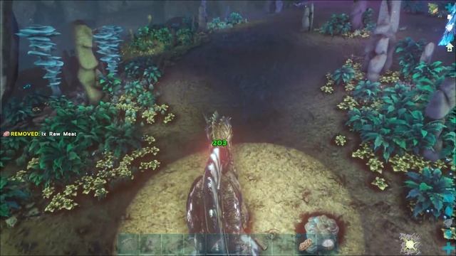 Ark - Aberration - OMG, I Finally Find An Obsidian Deposit, In The Blue At 52.1, 43.5