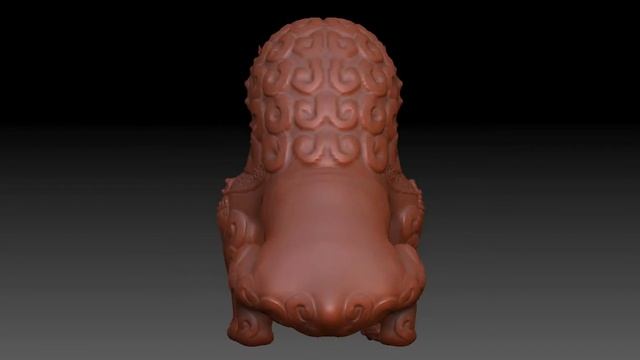 Imperial Lion Zbrush Model High Poly смотреть онлайн