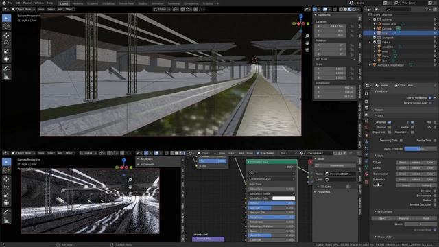 Speed modeling - Launch station in Blender 2.8 смотреть онлайн