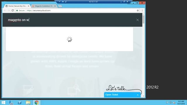 Secured Magento on Windows 2012 R2 - Deploy on Azure , AWS and Google Cloud Platform. смотреть онлайн