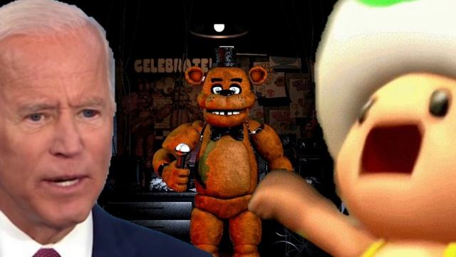 Joe Biden and Toad sing "FNaF 1 song - Big Band version" AI cover смотреть онлайн
