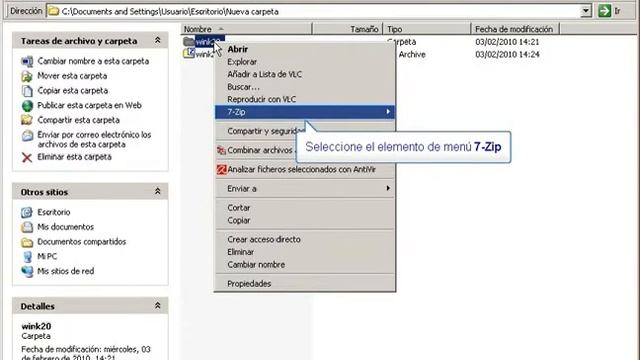 Comprimir archivos con 7zip.avi смотреть онлайн