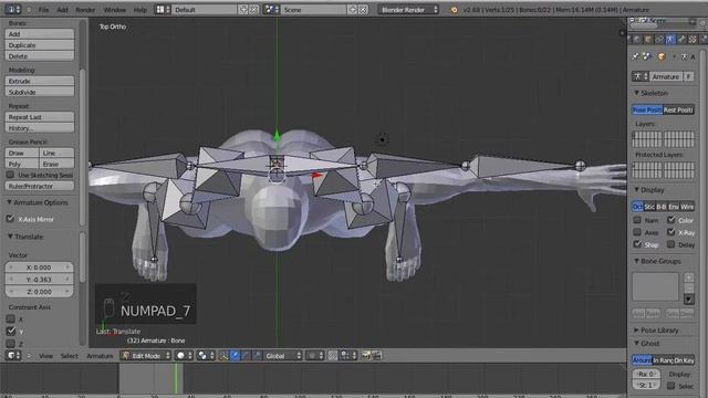 Blender 2.68: introducción al Rigging de modelos con IK y FK смотреть онлайн