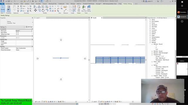 REVIT 2020 Reviewing The Key Components Of Stairs & Railings with a SCISSOR STARING EDITOR смотреть онлайн