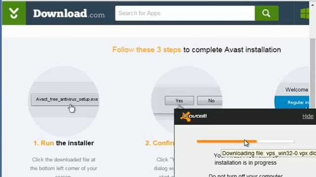 Downloading and Installing Avast Antivirus 2016 смотреть онлайн