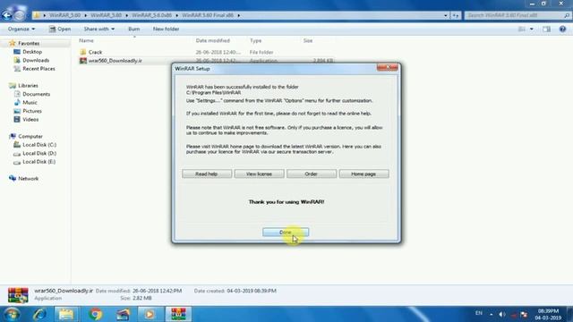 Set password in folder (by winRAR software смотреть онлайн