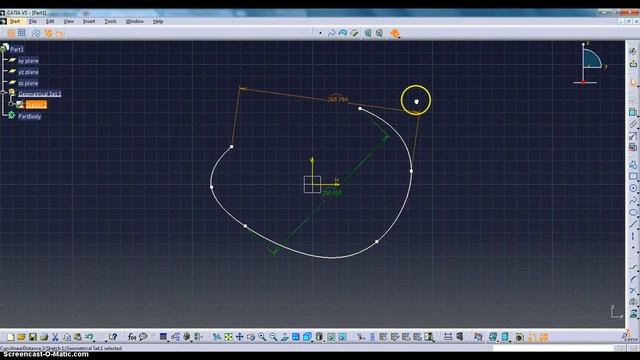 catia 2 dimensioning an arc length CATIA Mechanical Design V5 6R2013 смотреть онлайн
