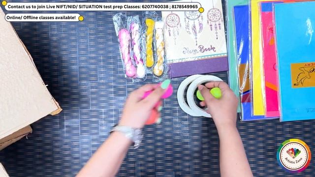 SITUATION TEST KIT UNBOXING | ARTISTIC ZONE | NIFT NID | ESSENTIAL MATERIALS | 2024 смотреть онлайн