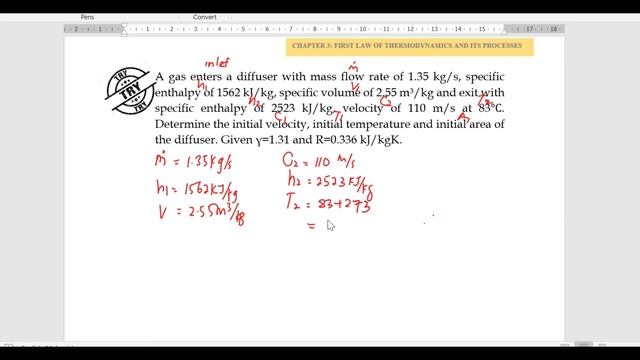 Thermodynamics - Flow Process : Nozzle, Throttle and Pump смотреть онлайн