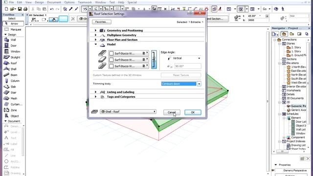ARCHICAD's Intelligent connections - Trimming body options смотреть онлайн