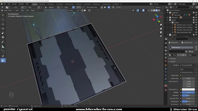 Sci-Fi floor tutorial in Blender with Hard OPS Boxcutter and Decal MAchine смотреть онлайн