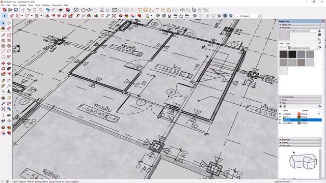 คอร์สเรียน Sketchup บ้าน2ชั้น พร้อม Render งานเหมือนจริง ตอนที่ 4 смотреть онлайн