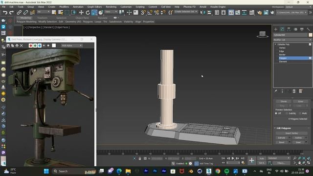 stand drill machine 3ds max tutorial (part -1) #3dsmax #autodesk #3ds смотреть онлайн