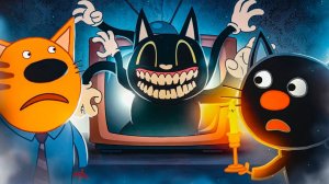 УДАЛЁННАЯ СЕРИЯ ТРИ КОТА | Не смотри 😱