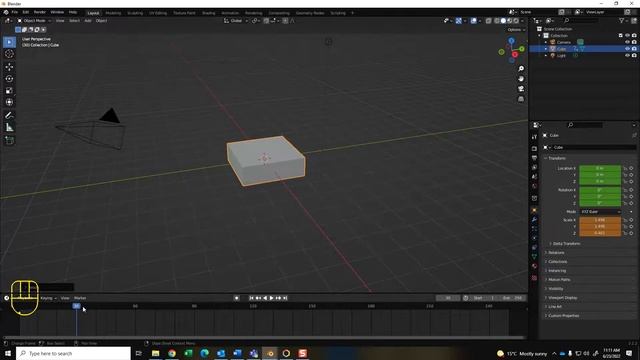Blender Animations 5 - Animating Location, Rotation, Scale and Colour смотреть онлайн
