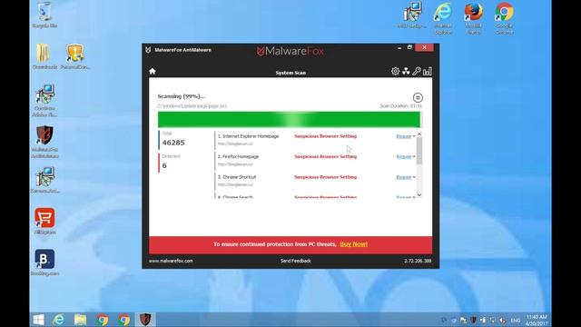 Remove Googlescan.ru for Free with MalwareFox Anti Malware смотреть онлайн