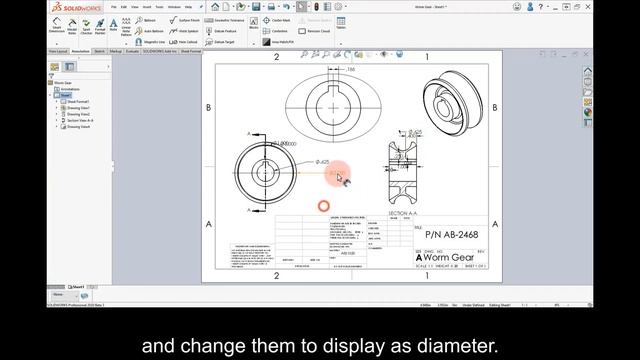 24 Worm Gear Drawing CC смотреть онлайн