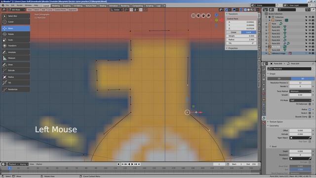 Daily 2D to 3D Curve Modeling Part 3 - Blender 2.8 Tutorial смотреть онлайн