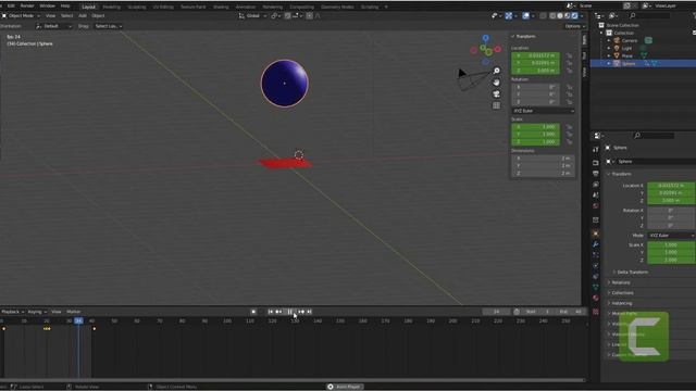Blender Ball Animation смотреть онлайн